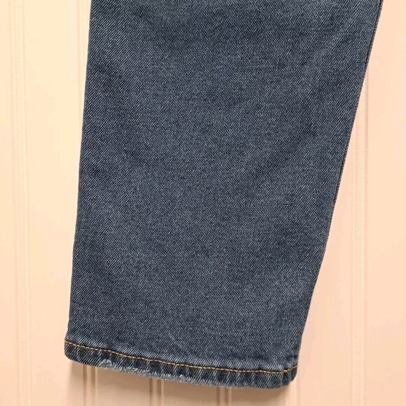 Knox Rose Ankle Jeans Womens 12 Blue Stretch Denim Mid Rise Chevron Side Stripe - Picture 9 of 14